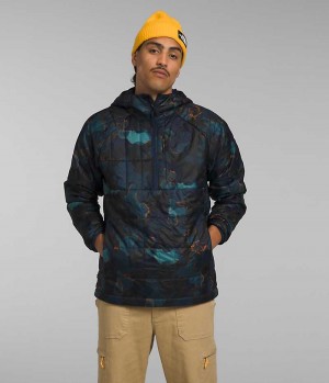 Men's The North Face Circaloft ¼-Zip Pullover Down Jacket Navy | TORONTO UWTCEO