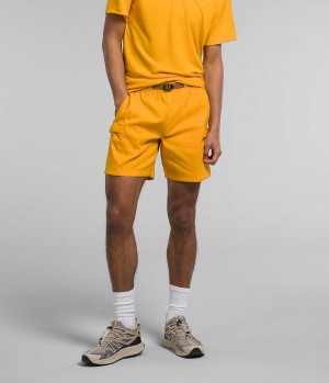 Men's The North Face Class V Belted Shorts Gold | CANADA DGHCJY