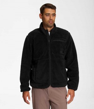 Men's The North Face Extreme Pile Full-Zip Fleece Jacket Black | TORONTO WUTOQS