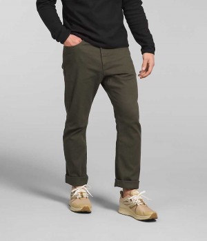 Men's The North Face Field 5-Pocket Pants Olive | OTTAWA DGSPMF