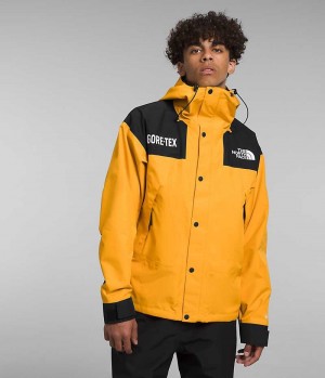 Men's The North Face GTX Mountain Insulated Jacket Gold / Black | CANADA EYVDOA