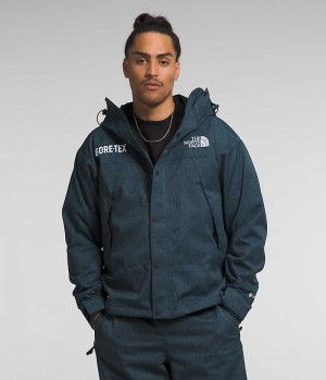 Men's The North Face GTX Mountain Insulated Jacket Blue | TORONTO MELOUN