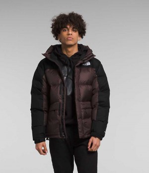 Men's The North Face HMLYN Down Parka Burgundy / Black | TORONTO FITZKH