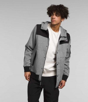 Men's The North Face Highrail Fleece Jacket Grey / Black | CANADA ETKOZP