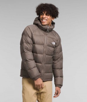 Men's The North Face Hydrenalite™ Hoodie Down Jacket Brown | TORONTO IRGAXQ