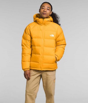 Men's The North Face Hydrenalite™ Hoodie Down Jacket Gold | CANADA YMZETP