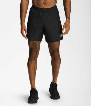 Men's The North Face Limitless Run Shorts Black | OTTAWA AQDWLT