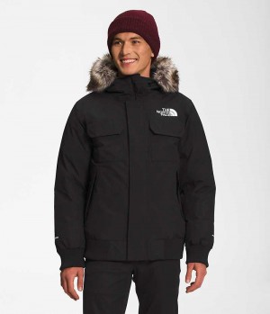 Men's The North Face McMurdo Bomber Jacket Black | CANADA CXEGNF