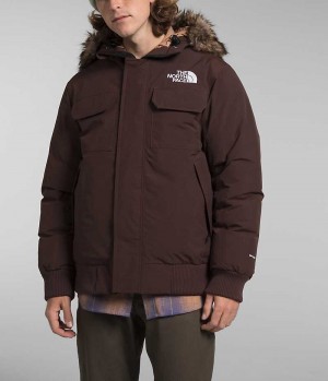 Men's The North Face McMurdo Bomber Jacket Brown | TORONTO PVRIBL