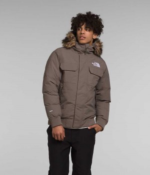 Men's The North Face McMurdo Bomber Jacket Brown | OTTAWA SBFEOV