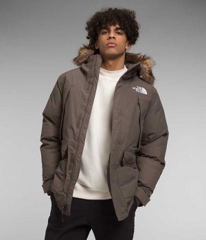 Men's The North Face McMurdo Parka Brown | CANADA SPUAZO