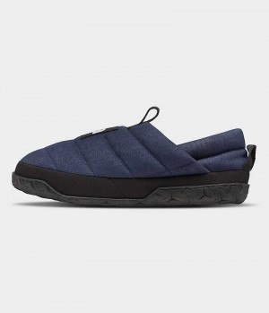 Men's The North Face Nuptse Denim Mules Navy | CANADA JTPVNW