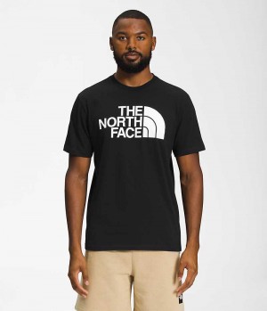 Men's The North Face Short Sleeve Half Dome T-Shirt Black | TORONTO XDTCAJ