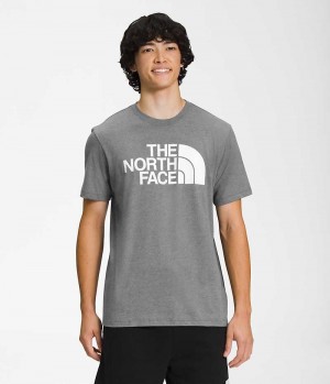 Men's The North Face Short Sleeve Half Dome T-Shirt Grey | TORONTO ONBIWF