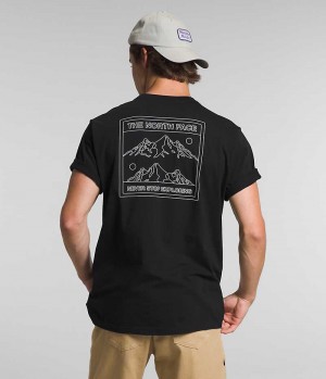 Men's The North Face Short Sleeve Solo T-Shirt Black | OTTAWA AMYSGB