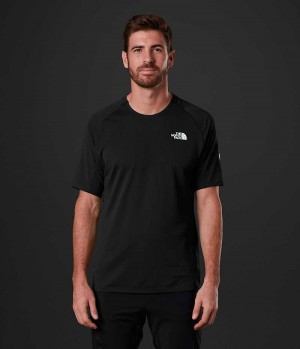 Men's The North Face Summit Series Crevasse Short Sleeve T-Shirt Black | TORONTO LIJMPB