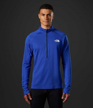 Men's The North Face Summit Series Crevasse ½-Zip Sweatshirt Blue | TORONTO LVHMCW