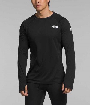 Men's The North Face Summit Series Pro 120 Crew Sweatshirt Black | OTTAWA JANIRU