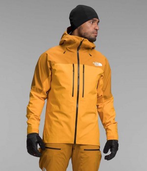 Men's The North Face Summit Series Pumori GTX Pro Insulated Jacket Gold / Yellow | TORONTO BJGZXF