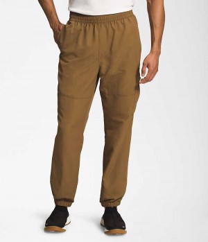 Men's The North Face TNF™ Nylon Easy Pants Brown | CANADA ETNZLK