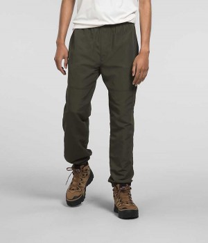 Men's The North Face TNF™ Nylon Easy Pants Olive | CANADA DHECKX