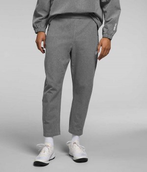 Men's The North Face Tekware™ Grid Fleece Pants Grey | CANADA JDAHFR