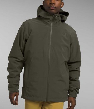 Men's The North Face ThermoBall™ Eco Triclimate® Insulated Jacket Olive | CANADA CVTYEX