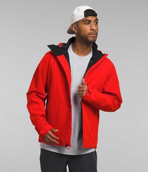 Men's The North Face ThermoBall™ Eco Triclimate® Insulated Jacket Red | OTTAWA RIJENZ