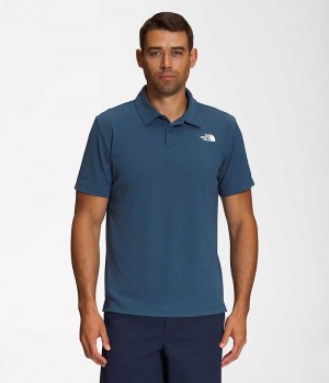 Men's The North Face Wander Polo Shirt Blue | TORONTO BFCRJY