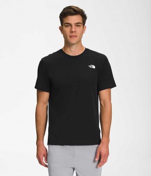 Men's The North Face Wander Short Sleeve T-Shirt Black | TORONTO YPWLHI