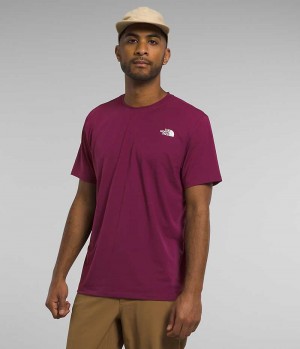 Men's The North Face Wander Short Sleeve T-Shirt Fuchsia | TORONTO PDXGST