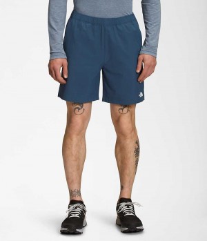 Men's The North Face Wander Shorts Blue | OTTAWA KSBAFU