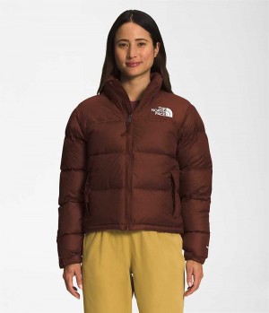 Women's The North Face 1996 Retro Nuptse Down Jacket Burgundy | OTTAWA KTRHAX