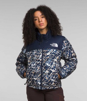 Women's The North Face 1996 Retro Nuptse Down Jacket Navy | OTTAWA KRJVHX