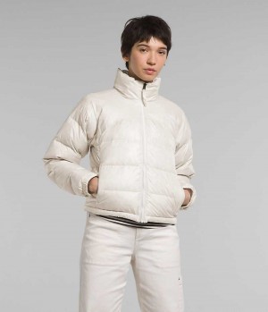 Women's The North Face 2000 Retro Nuptse Down Jacket White | OTTAWA ZKJLQN