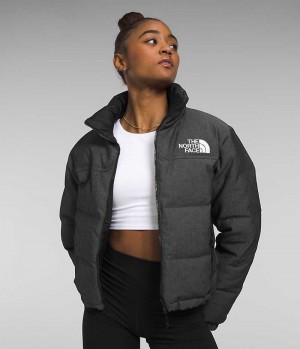 Women's The North Face ’92 Reversible Nuptse Down Jacket Black | CANADA ROUKNZ