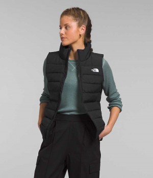 Women's The North Face Aconcagua 3 Vest Black | OTTAWA SEKZYF