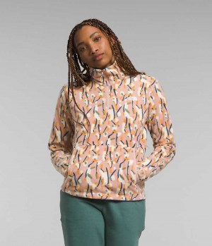 Women's The North Face Alpine Polartec® 100 ¼-Zip Cowl Sweatshirt Multicolor | CANADA KHXMIR