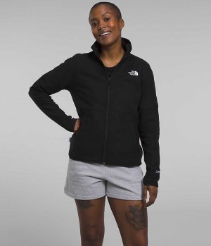 Women's The North Face Alpine Polartec® 100 Fleece Jacket Black | CANADA JOXIAC