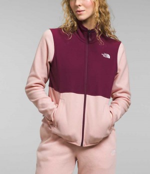 Women's The North Face Alpine Polartec® 100 Fleece Jacket Pink | TORONTO JLHMIU