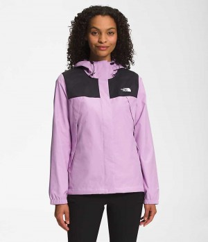 Women's The North Face Antora Rain Jacket Lavender | TORONTO OXSHKE