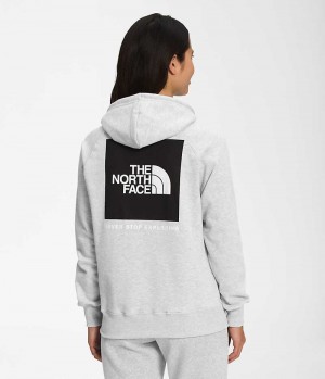 Women's The North Face Box NSE Pullover Hoodie Light Grey | OTTAWA EGZDYX