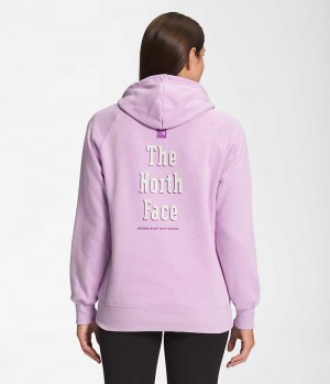 Women's The North Face Brand Proud Hoodie Lavender | CANADA HJVFGS