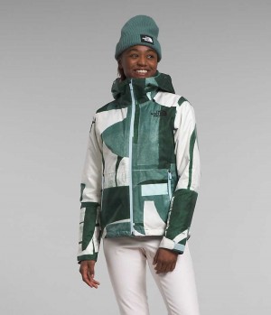 Women's The North Face Clementine Triclimate® Insulated Jacket Green | OTTAWA FPASWL