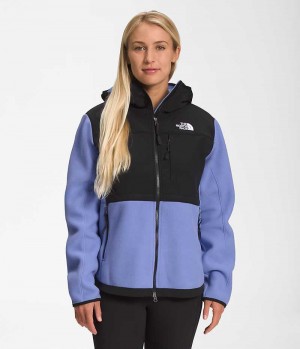 Women's The North Face Denali Hoodie Fleece Jacket Black / Blue | TORONTO WQTGAN