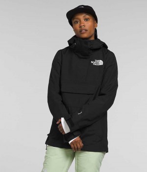 Women's The North Face Driftview Anorak Insulated Jacket Black | OTTAWA RCPOFN