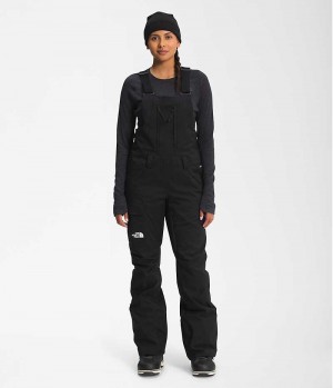 Women's The North Face Freedom Insulated Bib Pants Black | OTTAWA CGYZTM