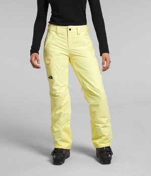 Women's The North Face Freedom Insulated Pants Yellow | OTTAWA SLMQGC