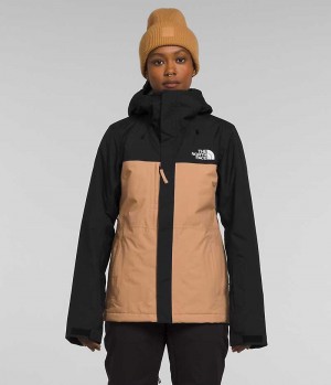 Women's The North Face Freedom Insulated Jacket Black / Khaki | CANADA ZREBLD