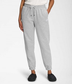 Women's The North Face Half Dome Fleece Pants Grey | CANADA APGIEN